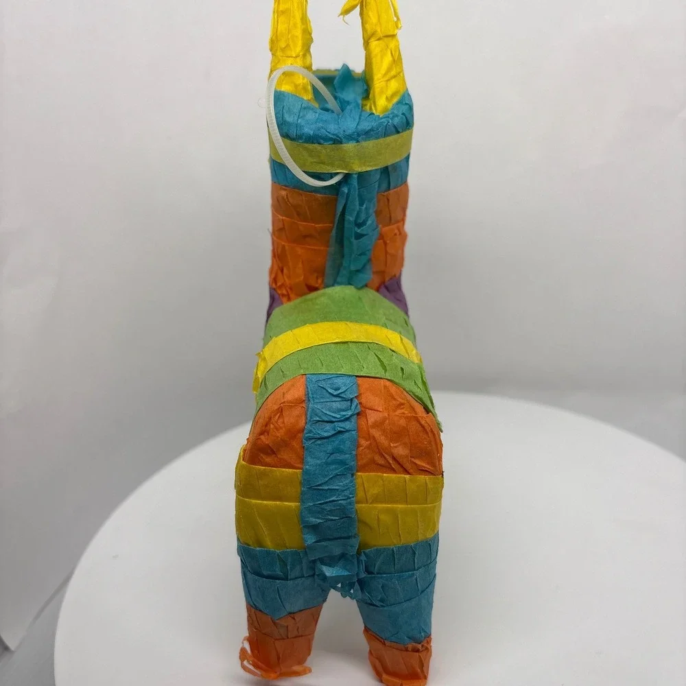 Colorful‎ Striped Llama Pinata Party Decoration Fiesta Celebration Loot 7